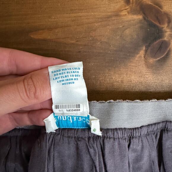 Sundance Adorabella Maxi Skirt Floral Embroidered Grey Taupe Women's Small Boho - Picture 7 of 11